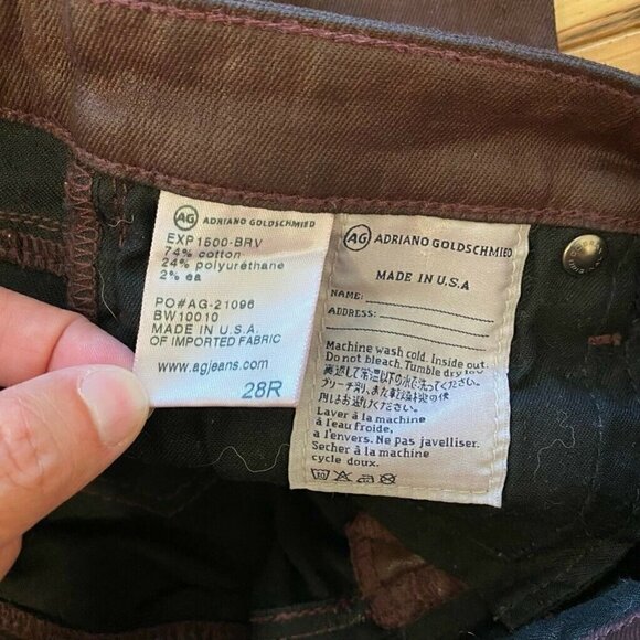 Adriano Goldschmied AG The Ultimate Leggings Purple 28 - Picture 8 of 9